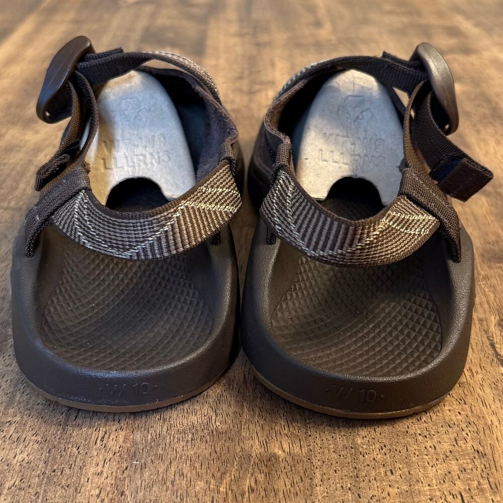 Chaco ToeCoop Hiking Shoes Leather Slip-On Chocolate Brown/Craft Women’s Size 10 - Picture 4 of 13